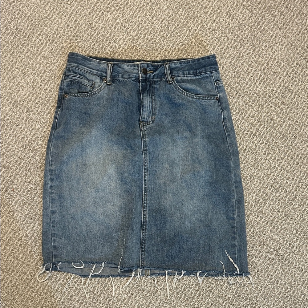 Main Street Exchange denim skirt